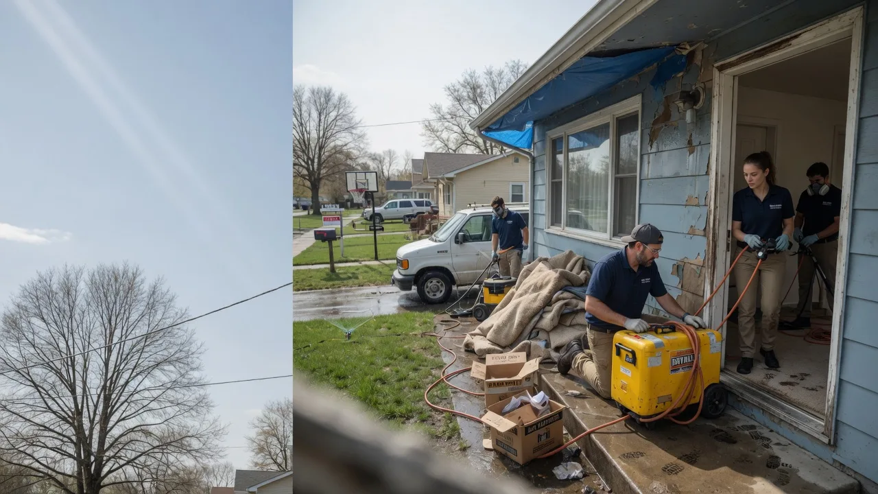 Basement Flood Cleanup in Steward, IL near me